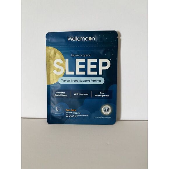 Wellamoon Sleep Support Patches 28 Patches NEW SEALED-Exp 9/17/26 - Picture 2 of 10